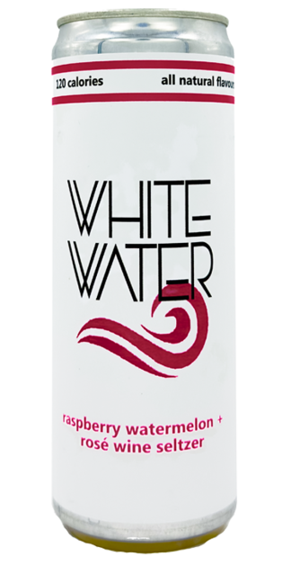 White Water Wine Seltzer Raspberry Watermelon + Rosé  6-Pack